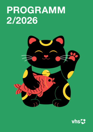 Cover: Programmheft mit Katze. Linkziel: Programmheft-PDF